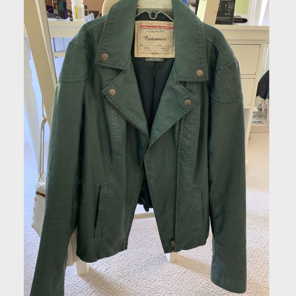 Anthropologie Jackets & Blazers - Cartonnier (Anthropologie) Faux Leather Jacket